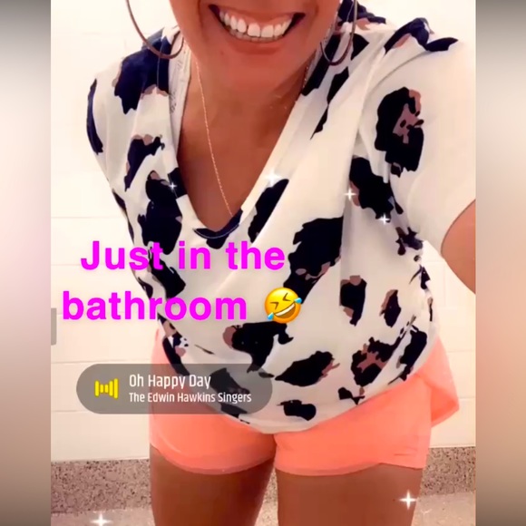 🔥Like New Haute Edition Short Sleeve Leopard Tee- size xxl - Picture 5 of 8